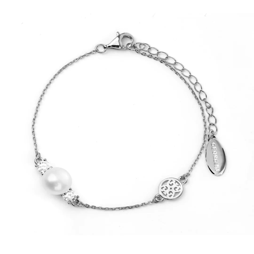 Georgini Oceans Noosa Freshwater Pearl Bracelet Silver