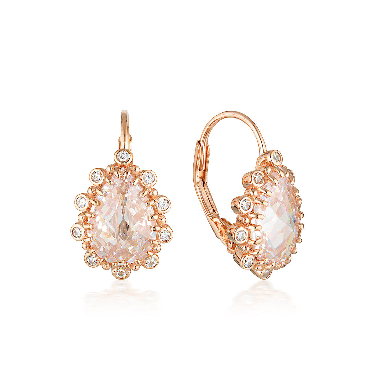 Georgini Luxe Oppulenza Earrings Rose Gold