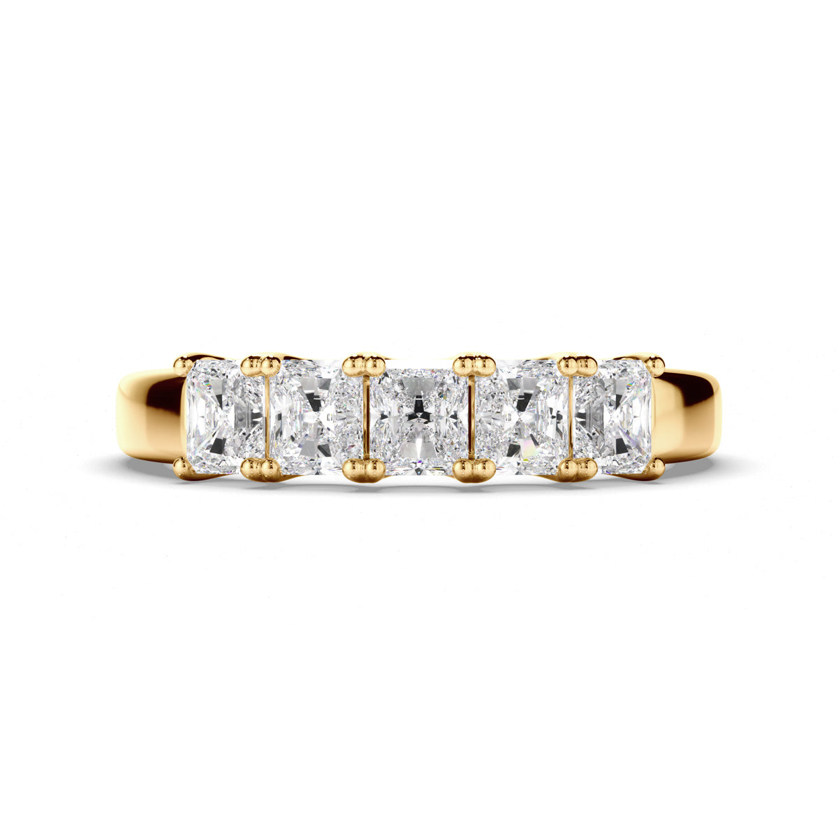 Radiant Cut Diamond Anniversary Ring