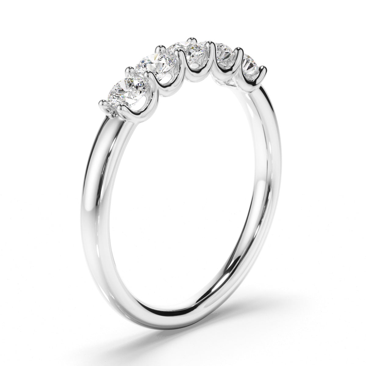 Round Brilliant Cut Diamond Anniversary Ring