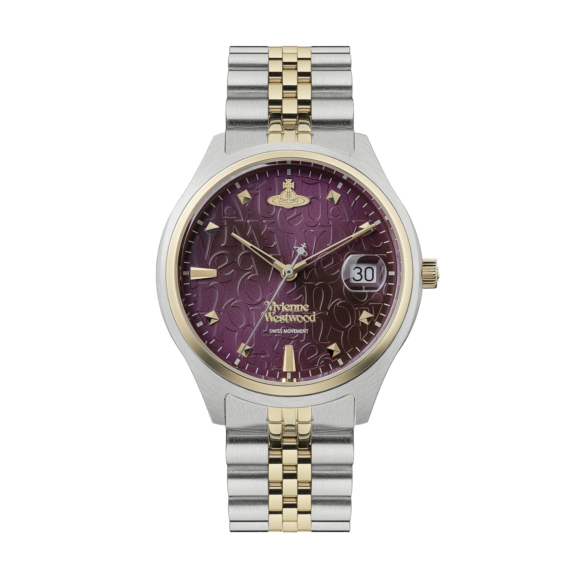 Vivienne Westwood Camberwell Purple Two Tone Watch