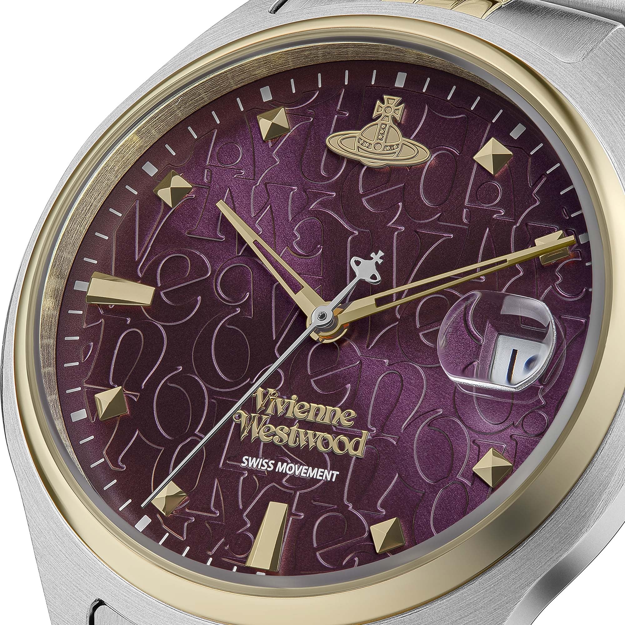 Vivienne Westwood Camberwell Purple Two Tone Watch