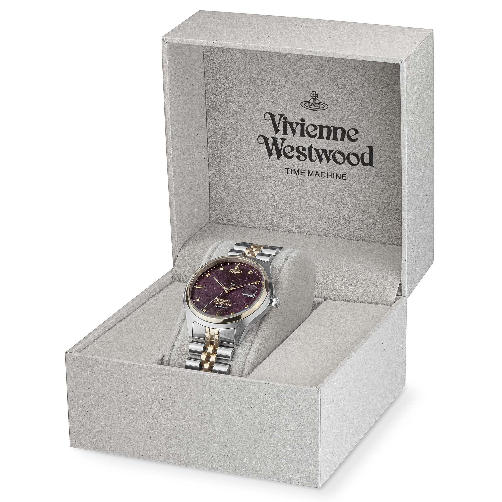 Vivienne Westwood Camberwell Purple Two Tone Watch