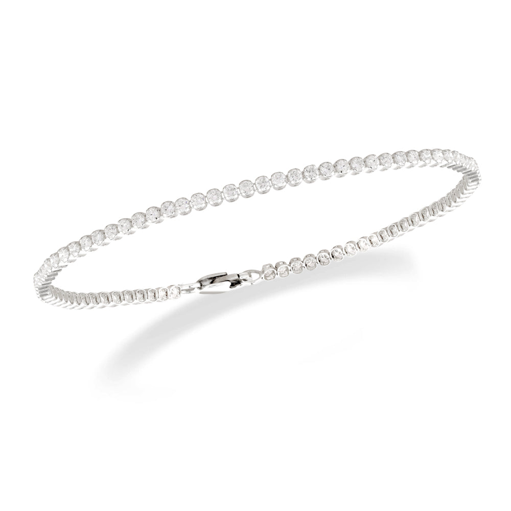 1.75 Carat White Gold Labgrown Diamond Tennis Bracelet.