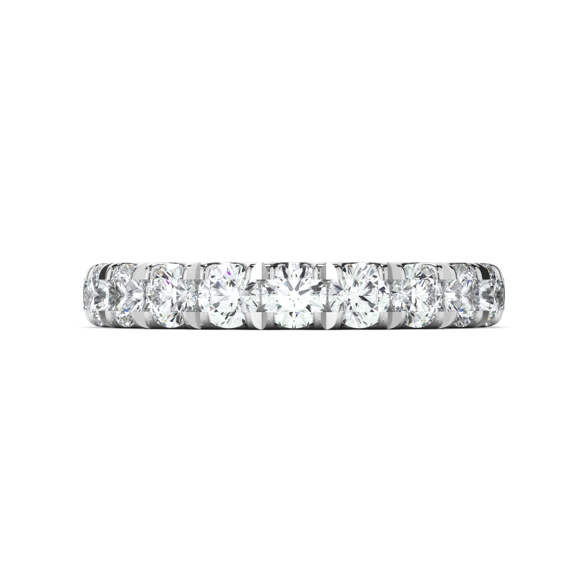 Diamond Claw Set Eternity Wedding Ring